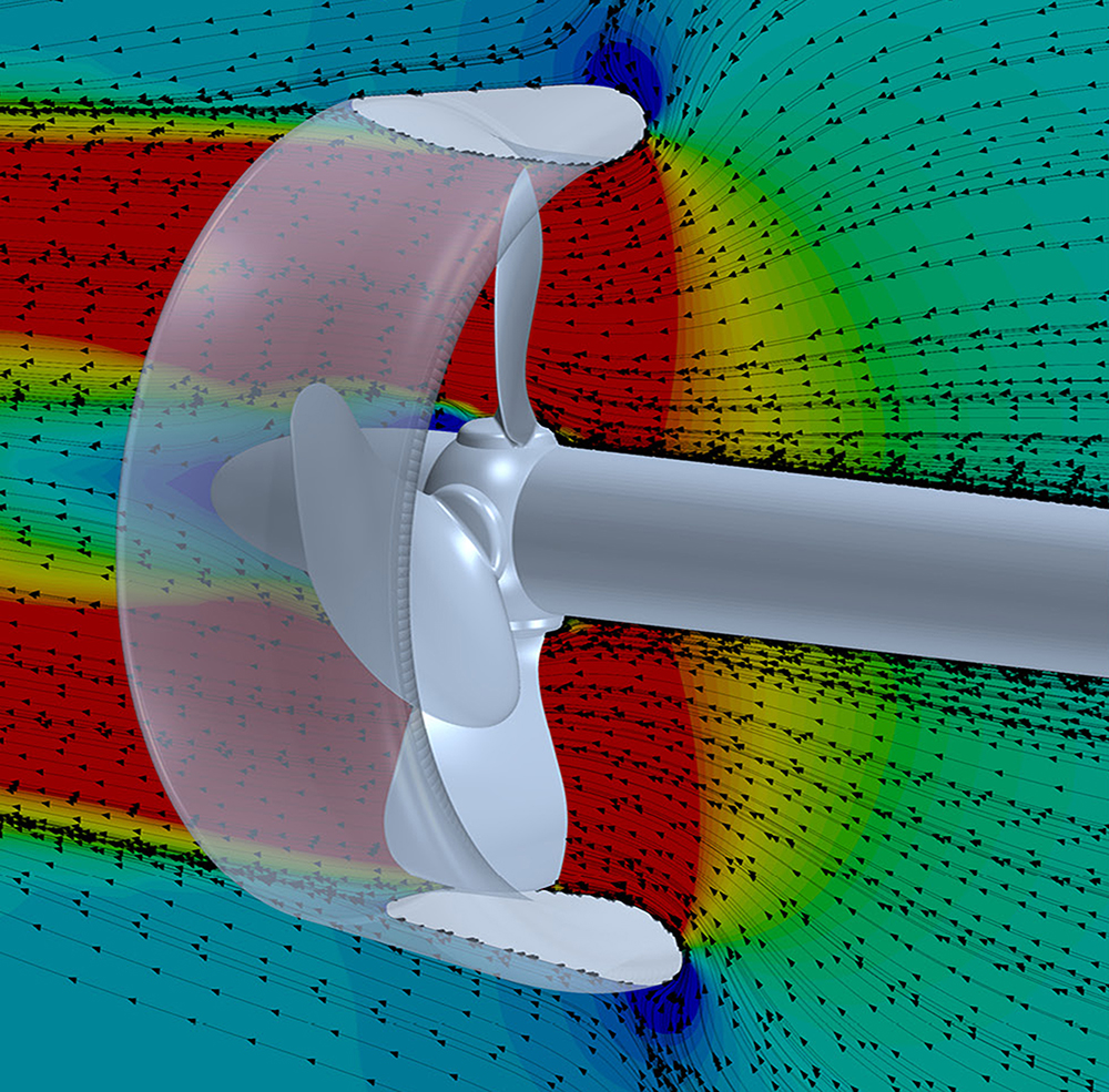 Optimum propeller design leads to higher ship efficiency