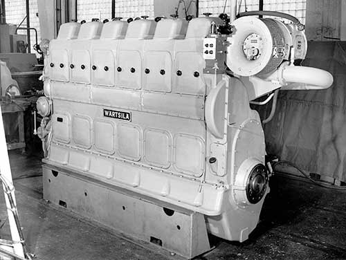 Wartsila's first diesel engine
