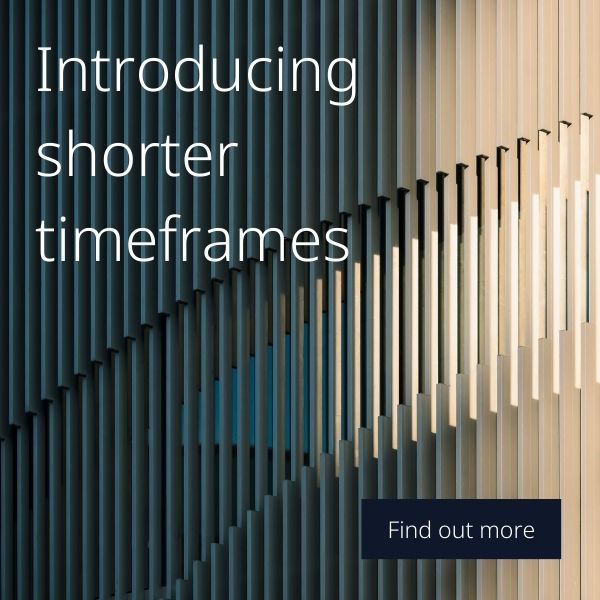Introducing shorter timeframes