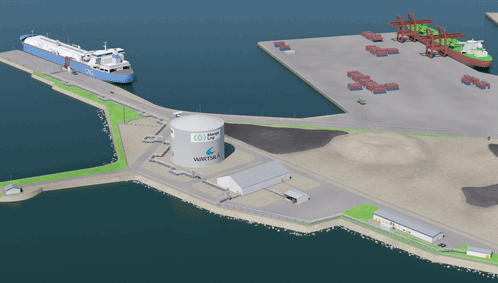 Wärtsilälle aloituslupa ensimmäisen LNG-terminaalin rakentamiseen