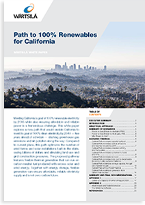 Path to 100% Renewables for California