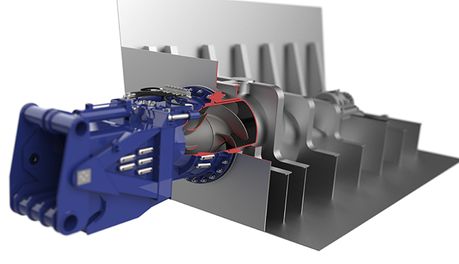 3D rendering of a Wärtsilä Modular waterjet