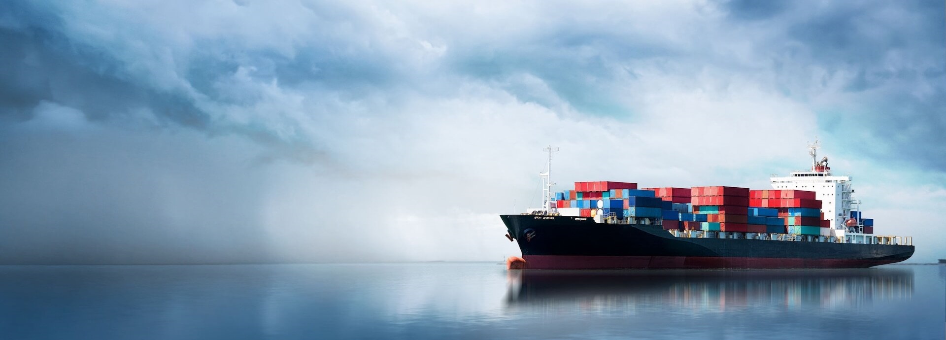 Ship, dark waters
