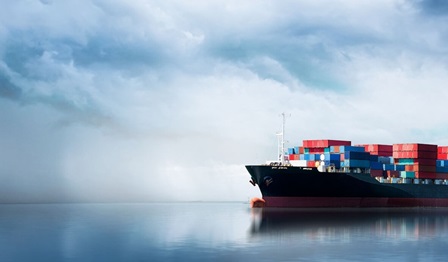 Ship, dark waters