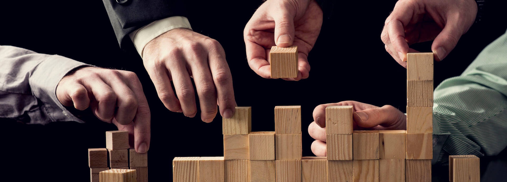 Cooperation Teamwork concept