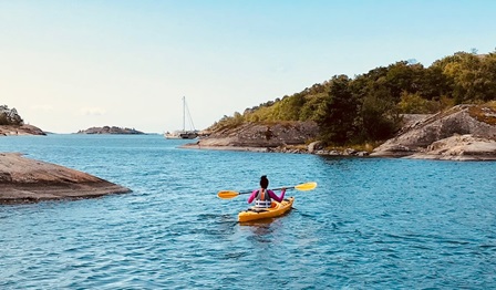 Marelly Lanza, kayaking