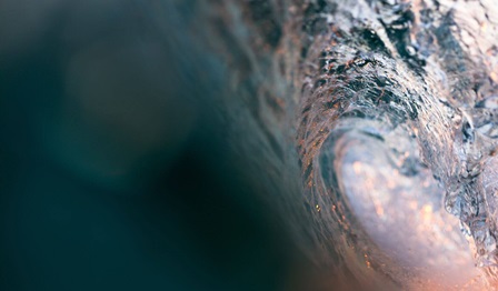 Inside ocean wave