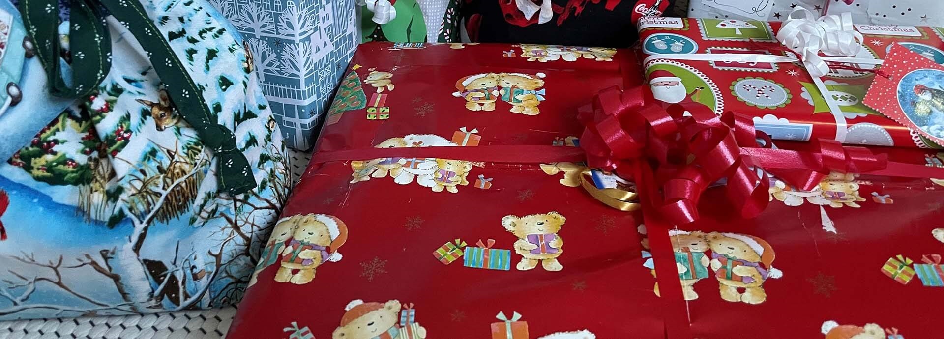 Wrapped up presents