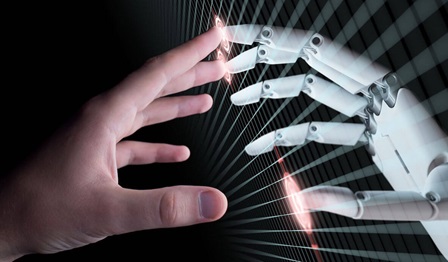 AI, hands, robot