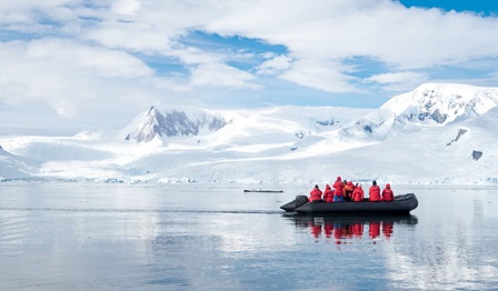 Antarctica, ice, arctic sea, boat, expedition