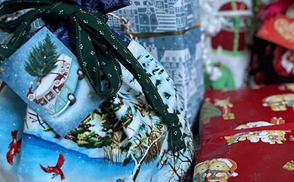 Wrapped up presents