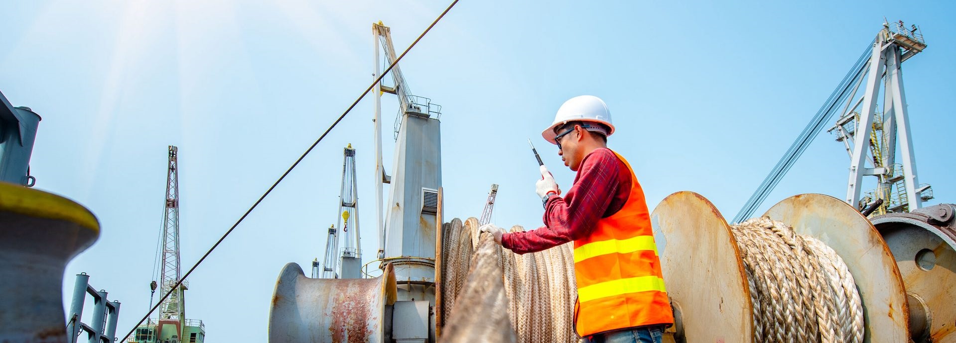 worker, shipyard