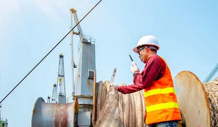 worker, shipyard
