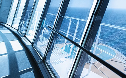 View from bridge from Harmony of the Seas