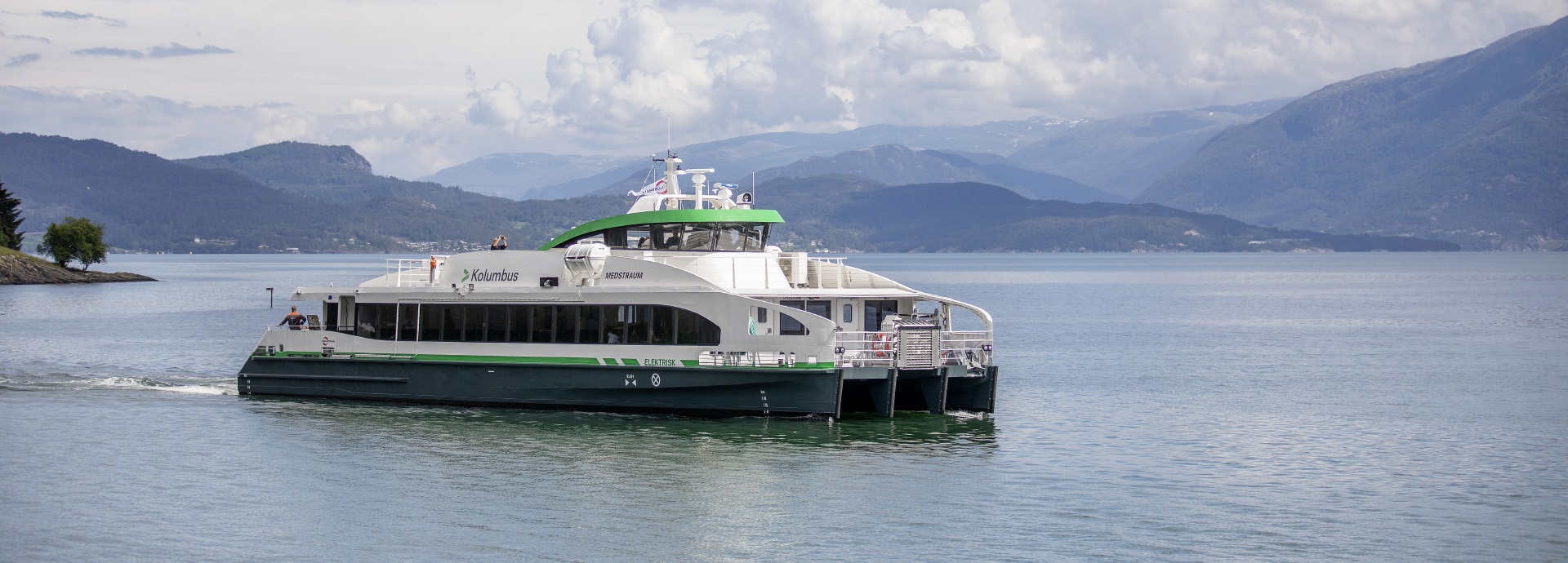MS Medstraum the world's first zero emission fast ferry