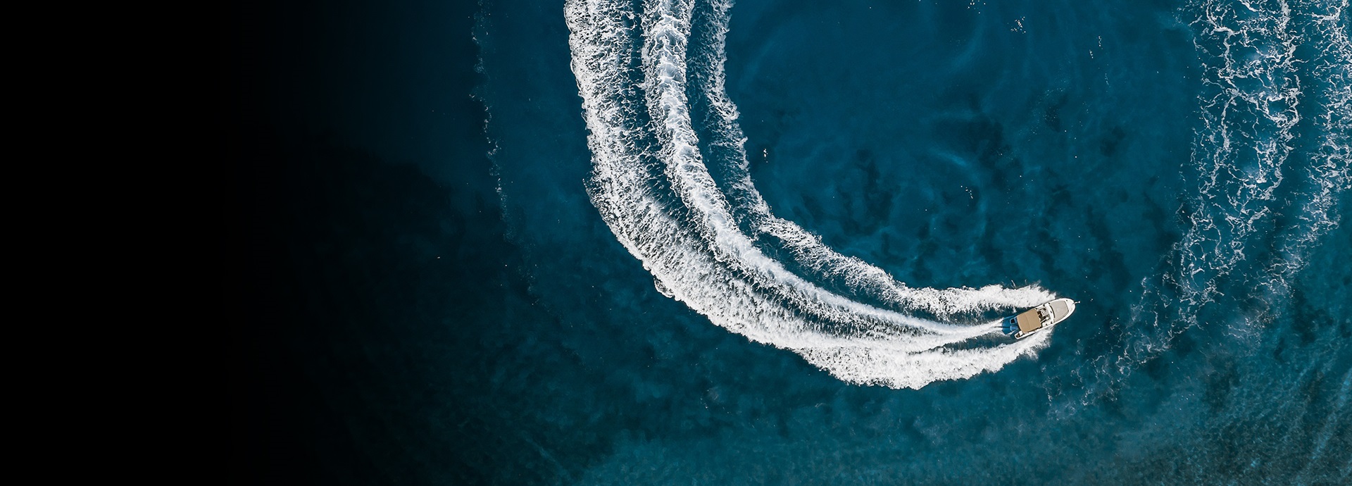 Ship from a bird's-eye view