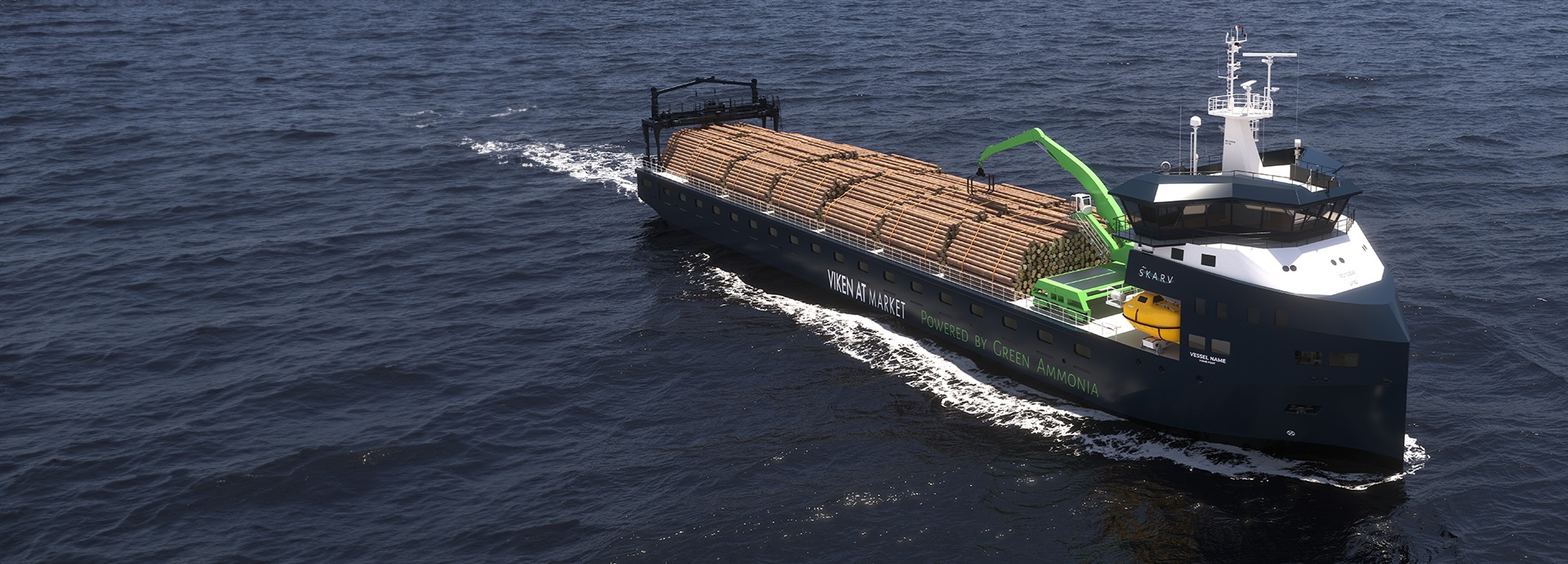 Skarv Shipping Solutions new cargo vessel with the Wärtsilä 25 Ammonia solution
