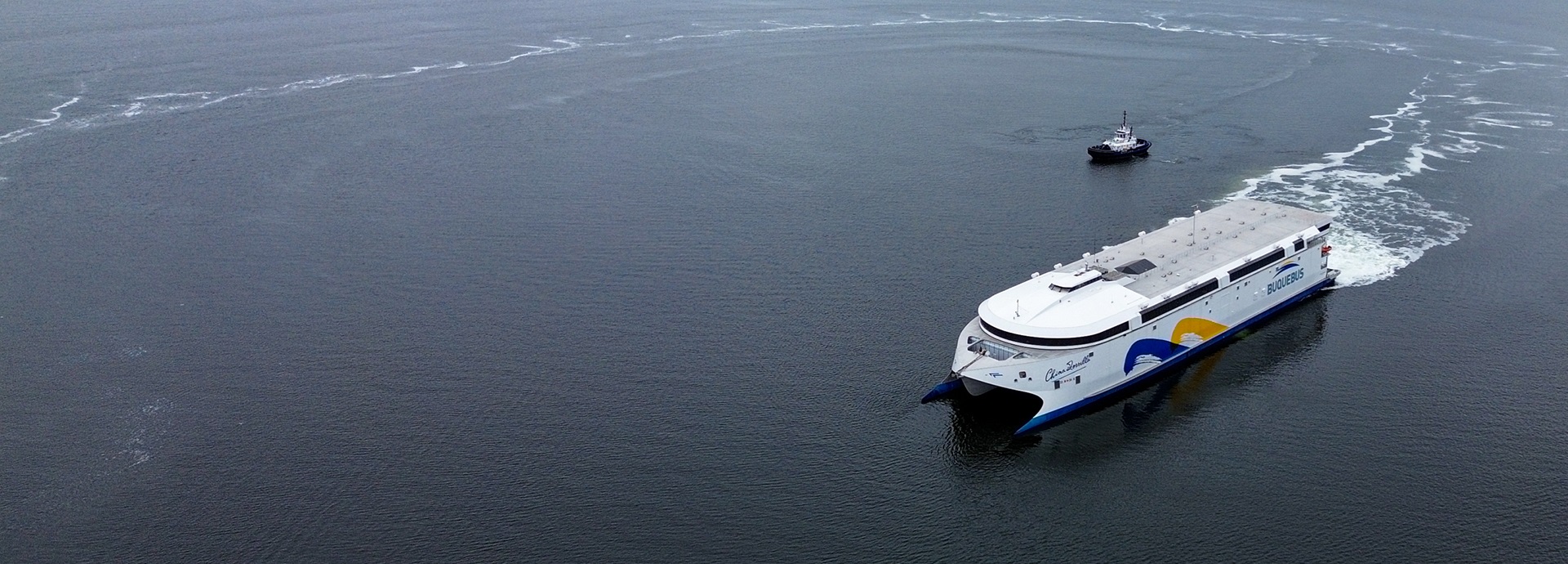 China Zorilla, a 130-metre fully electric RoPax catamaran ferry