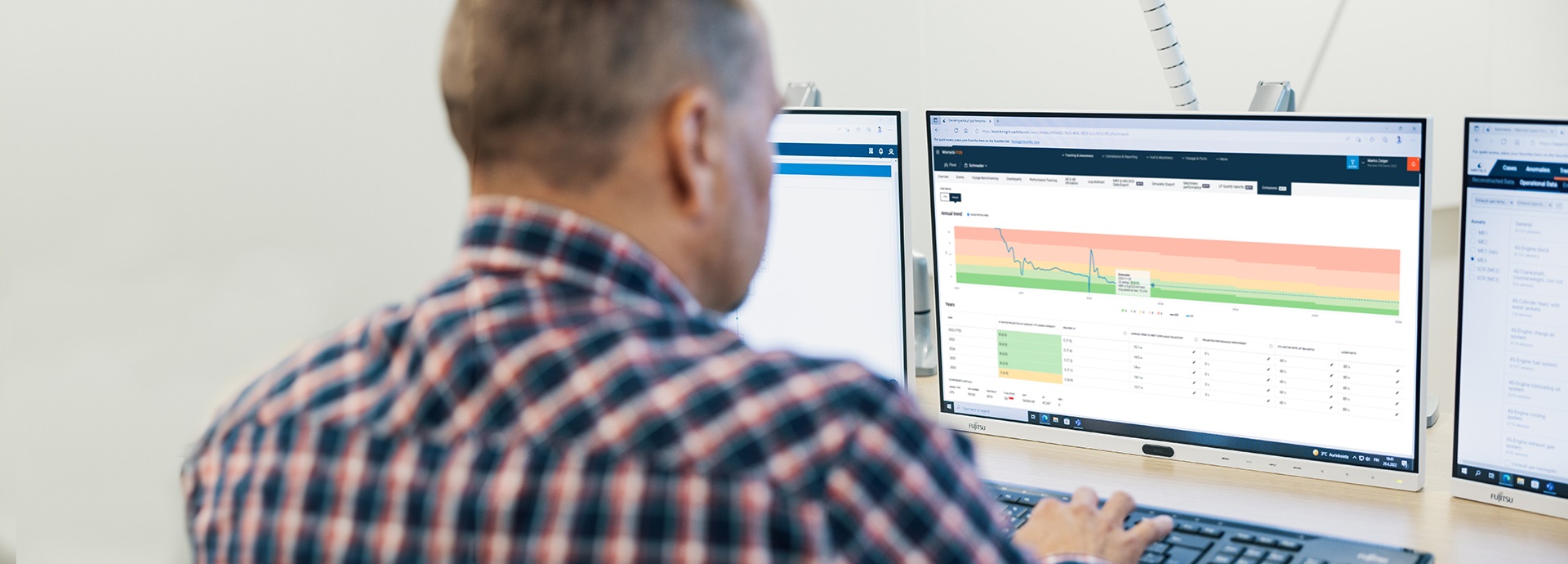 Wärtsilä EU ETS reporting tool in usage