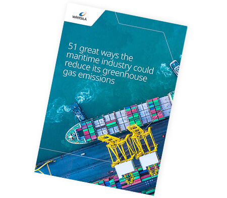 Cover eBook 50 great ways the maritime industry could reduce its greenhouse gas emissions