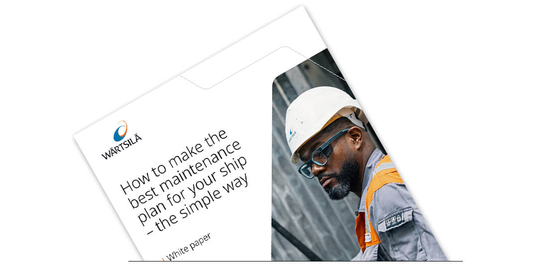 Cover white paper How to make the best maintenance plan for your ship