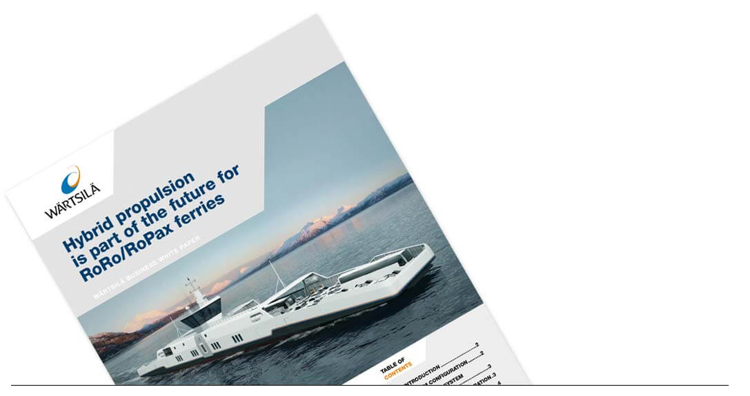 Hybrid propulsion is part of the future for ferries
