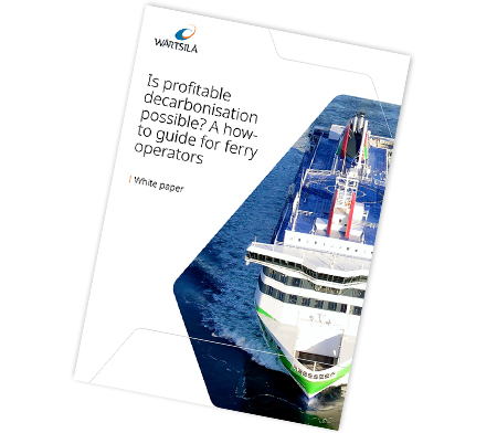 cover white paper Is profitable decarbonisation possible? A how-to guide for ferry operators