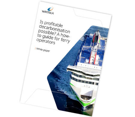 cover white paper Is profitable decarbonisation possible? A how-to guide for ferry operators