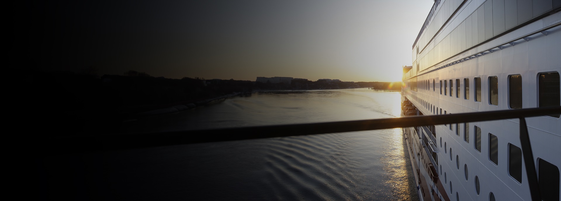 Side of Viking Grace Ro-Pax Ferry