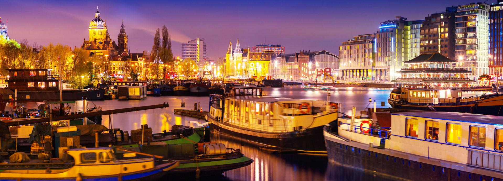 Amsterdam at night