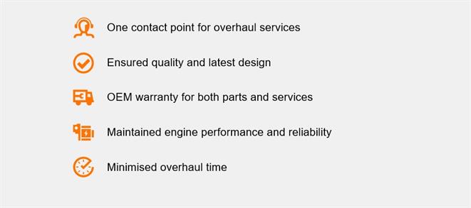 4 Stroke Engine Overhaul Services