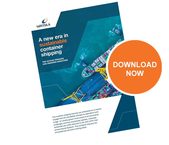 Brochure-cover-Sustainable-container-shipping