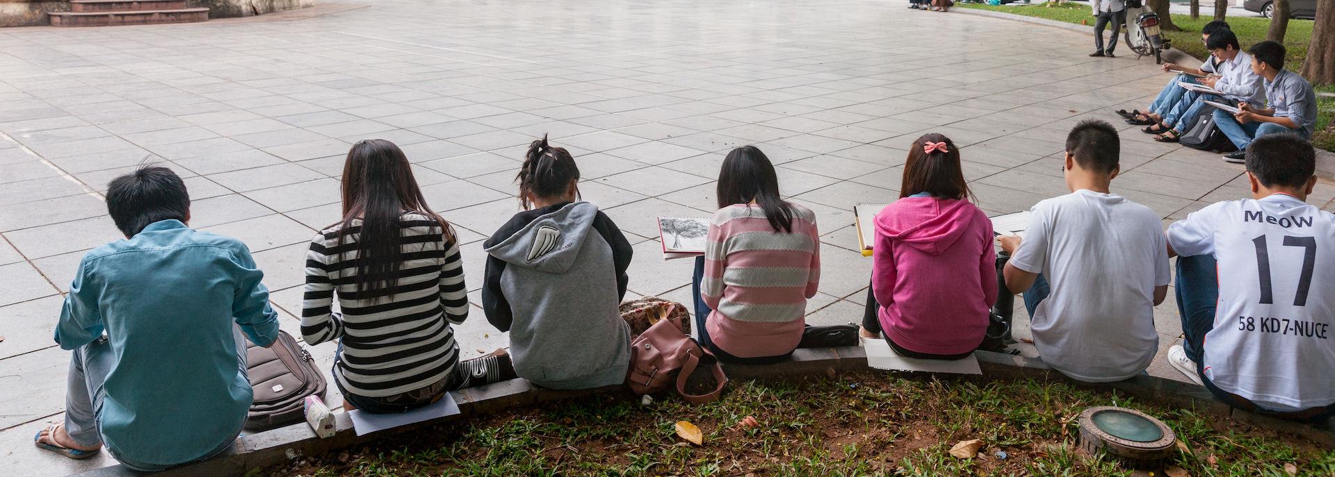 Schoolchildren in Vietnam