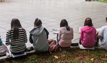 Schoolchildren in Vietnam