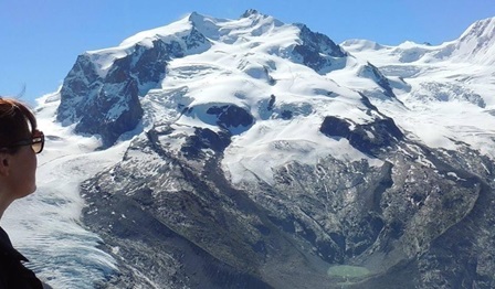 Malin Berg in Switzerland