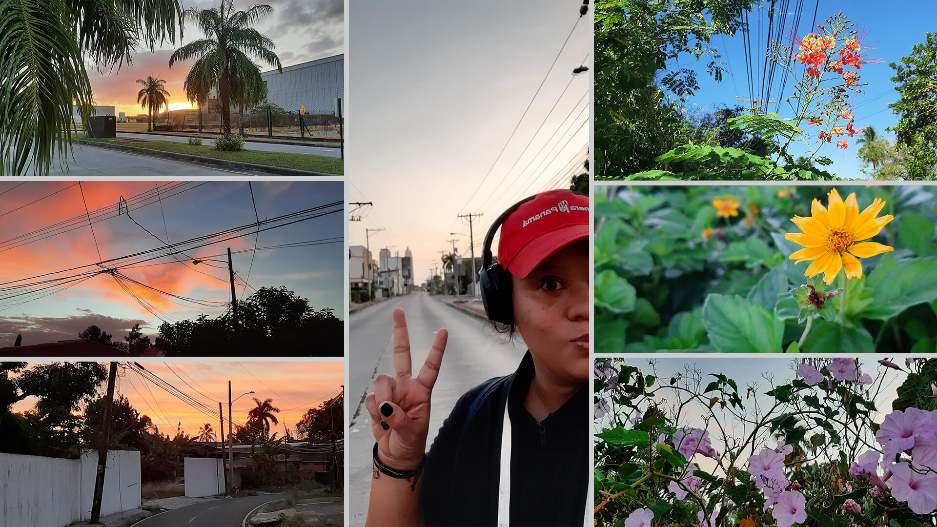 Meloddy Solis morning walk collage