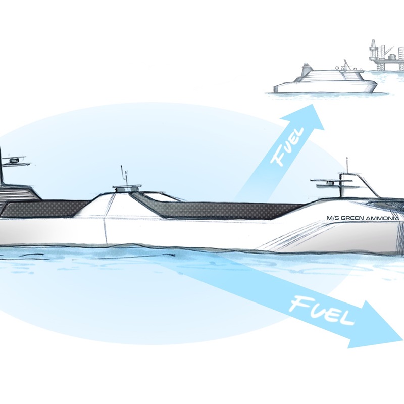 MS Green ammonia