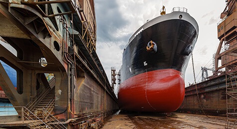 Vessel-dry-dock-shaft-line-repair-services