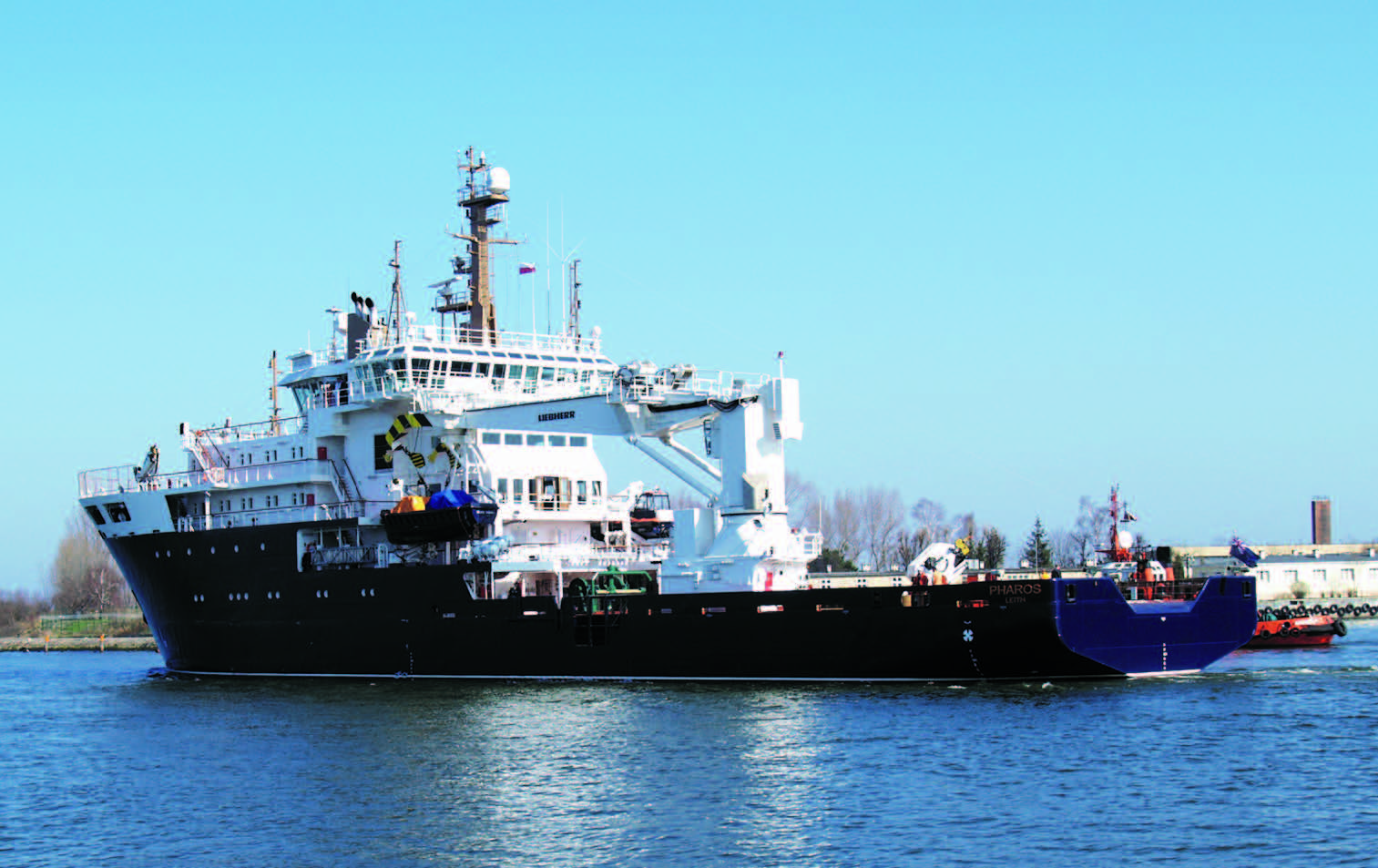 Aids to navigation service and buoy laying vessel RELUME