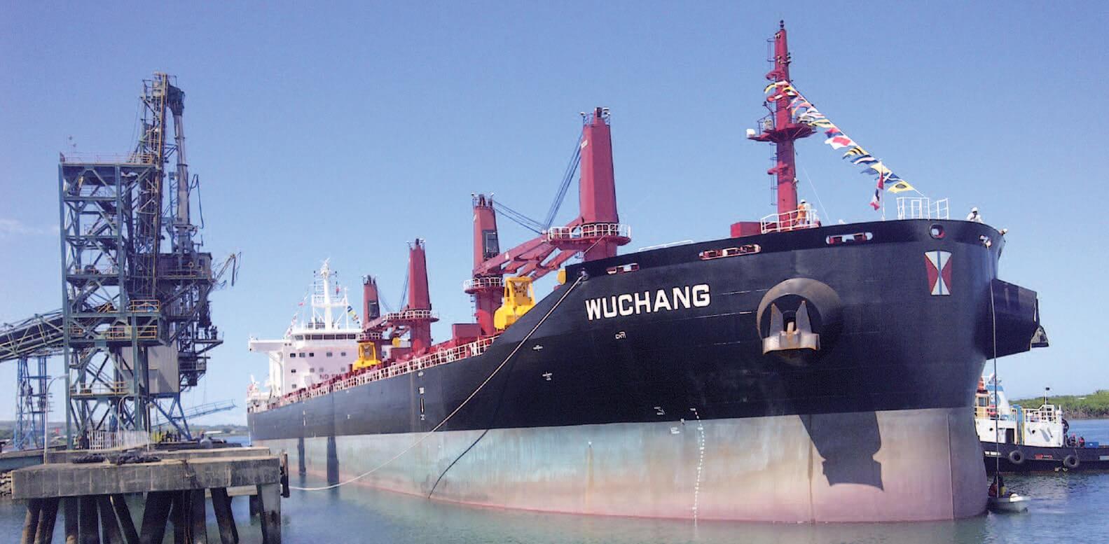 Handymax bulk carrier WUCHANG of B.Delta 37 type designed by Deltamarin