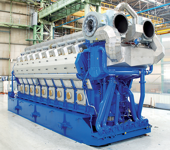Wartsila dual fuel engines for energy applications
