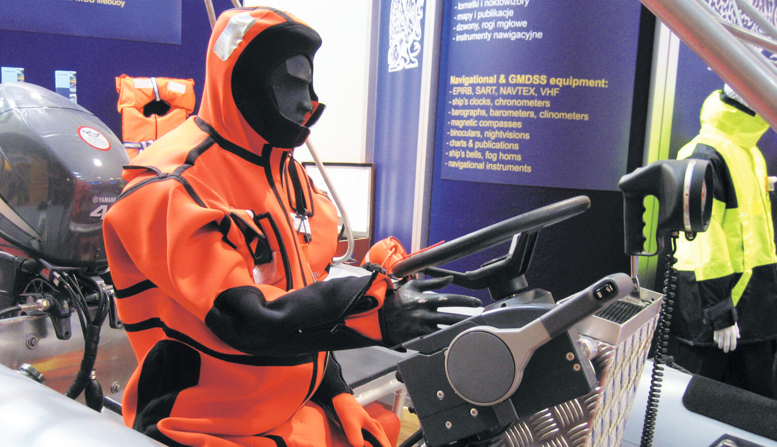 Immersion suit, also survival suit 