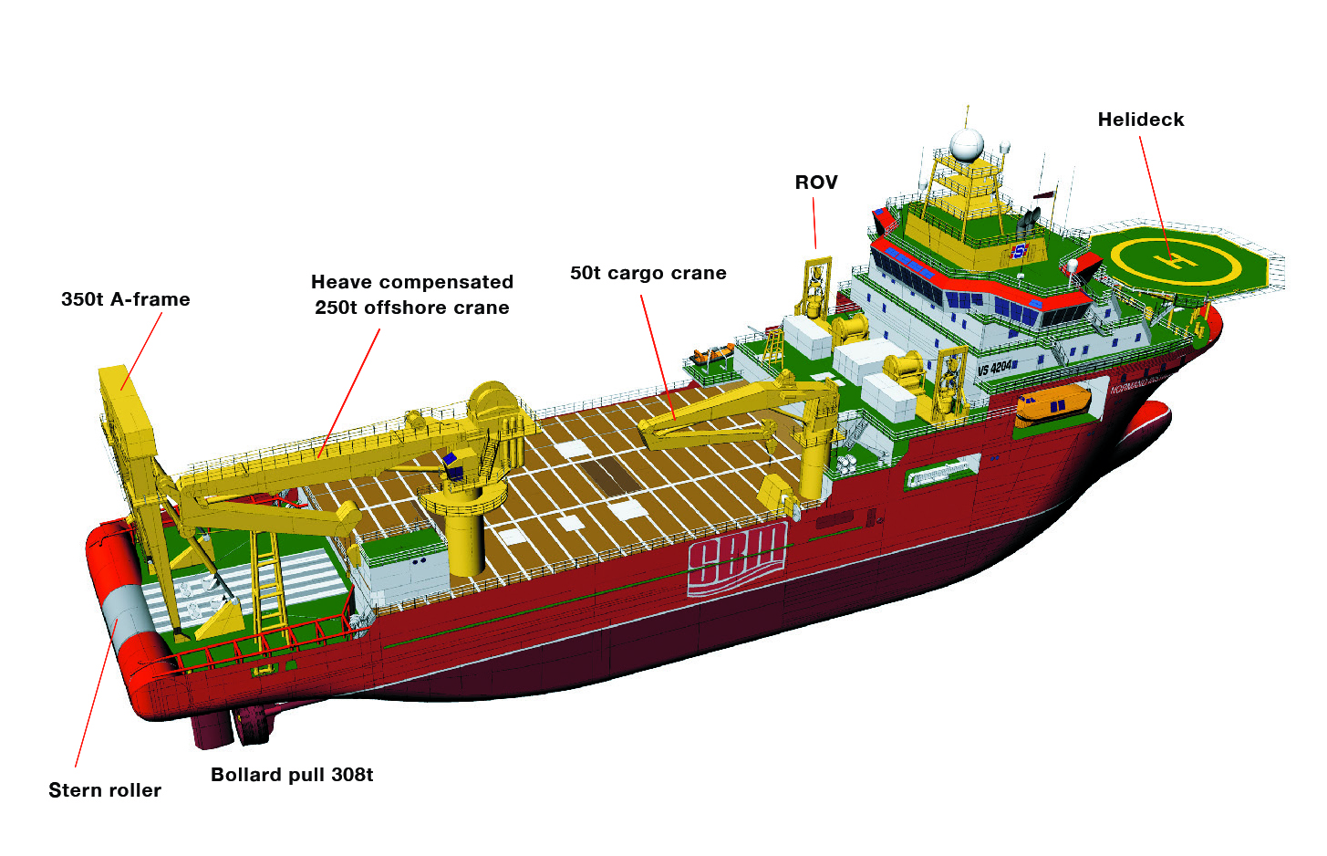 Offshore Construction and Anchor Handling Vessel NORMAND INSTALLER