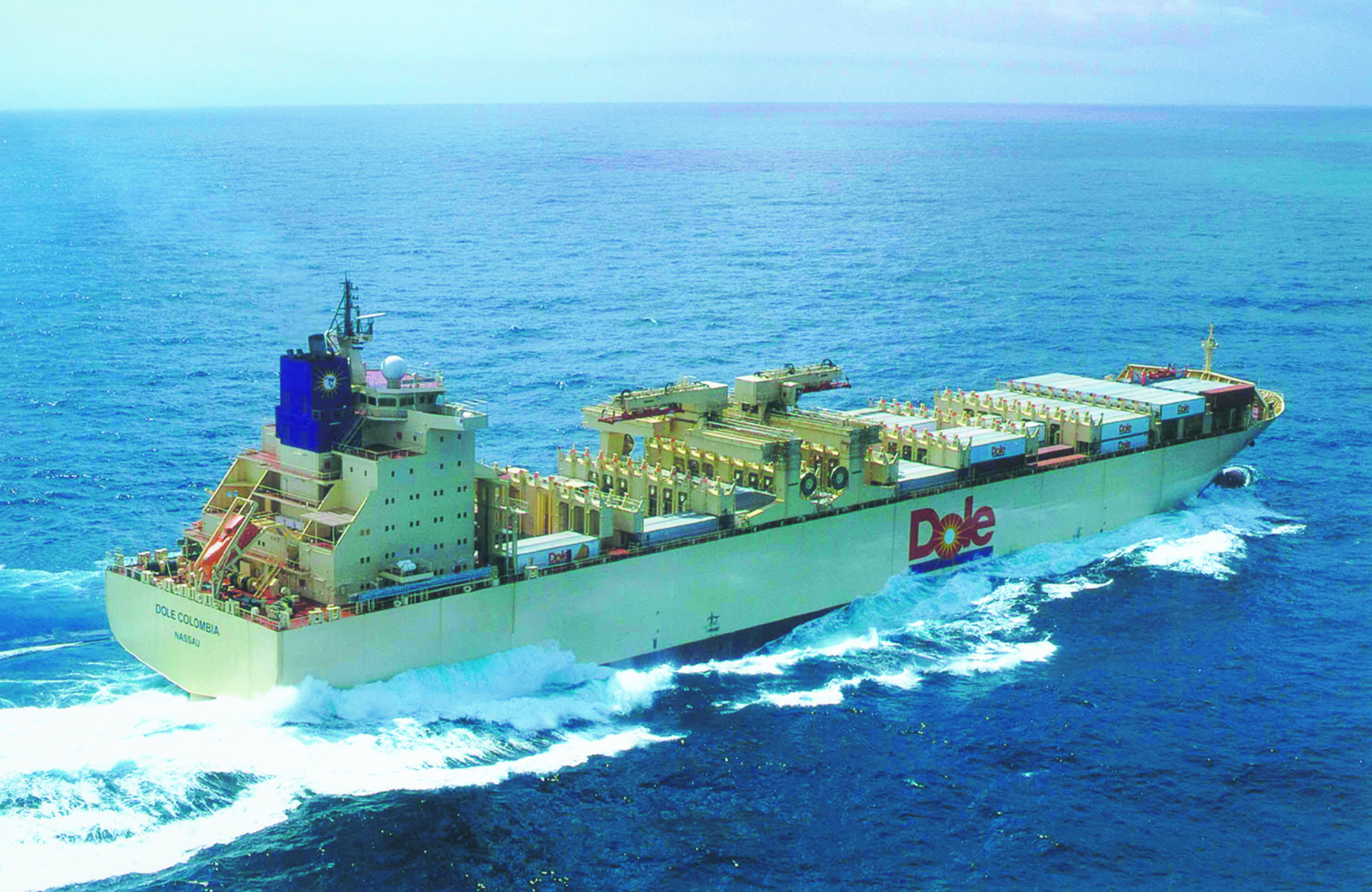 Open-top reefer container vessel DOLE COLOMBIA