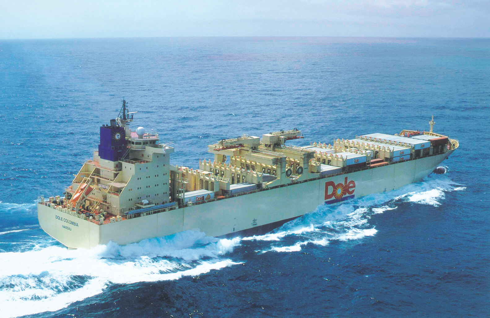 Open-top reefer container vessel DOLE COLOMBIA