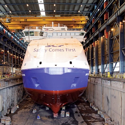 Icebreaking PSV VITUS BERING 