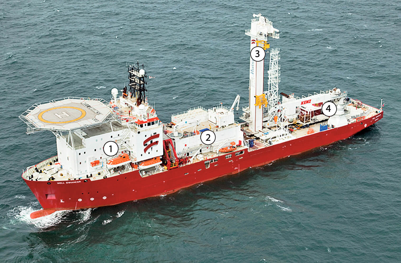 Well intervention vessel
