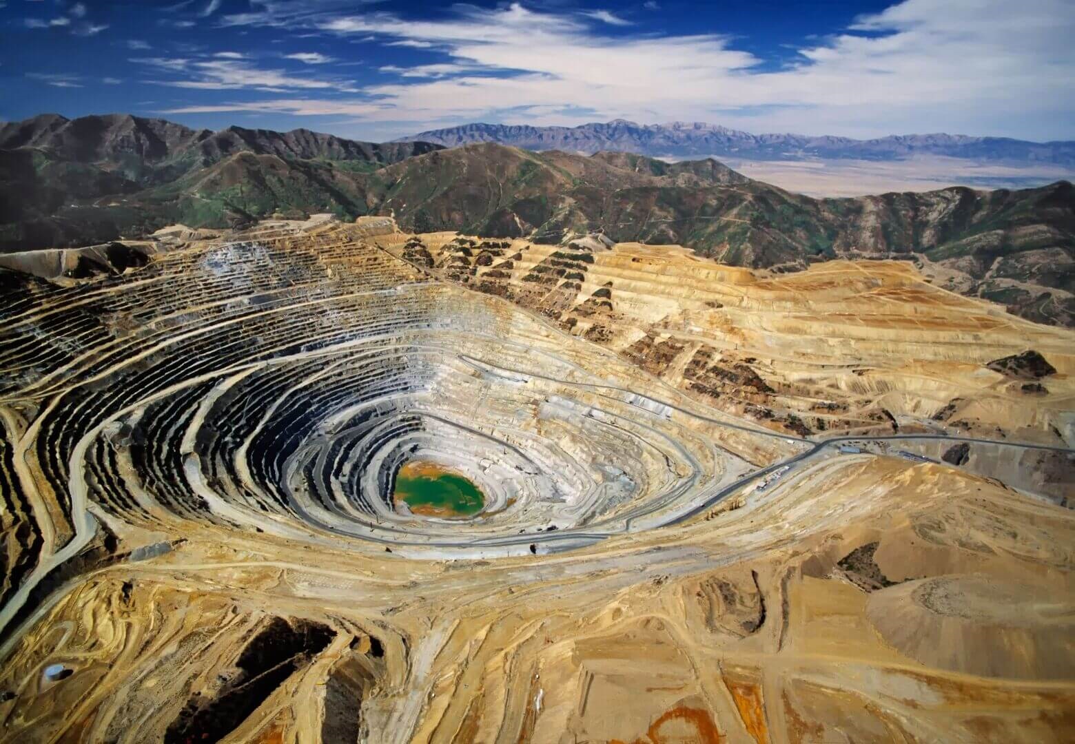 open mine