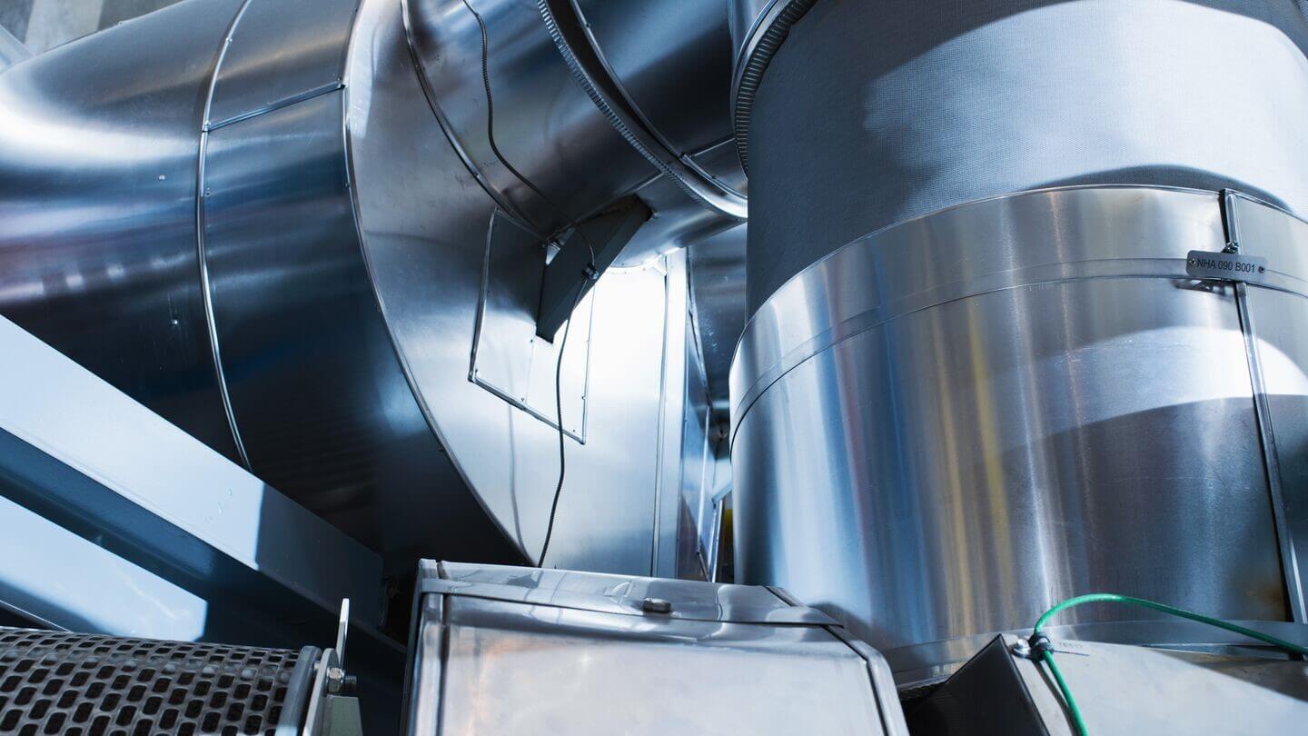 Abstract image of an engine hall