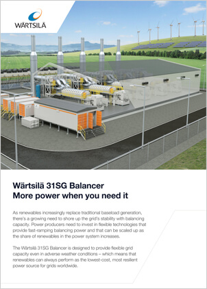 Wärtsilä 31SG Balancer brochure